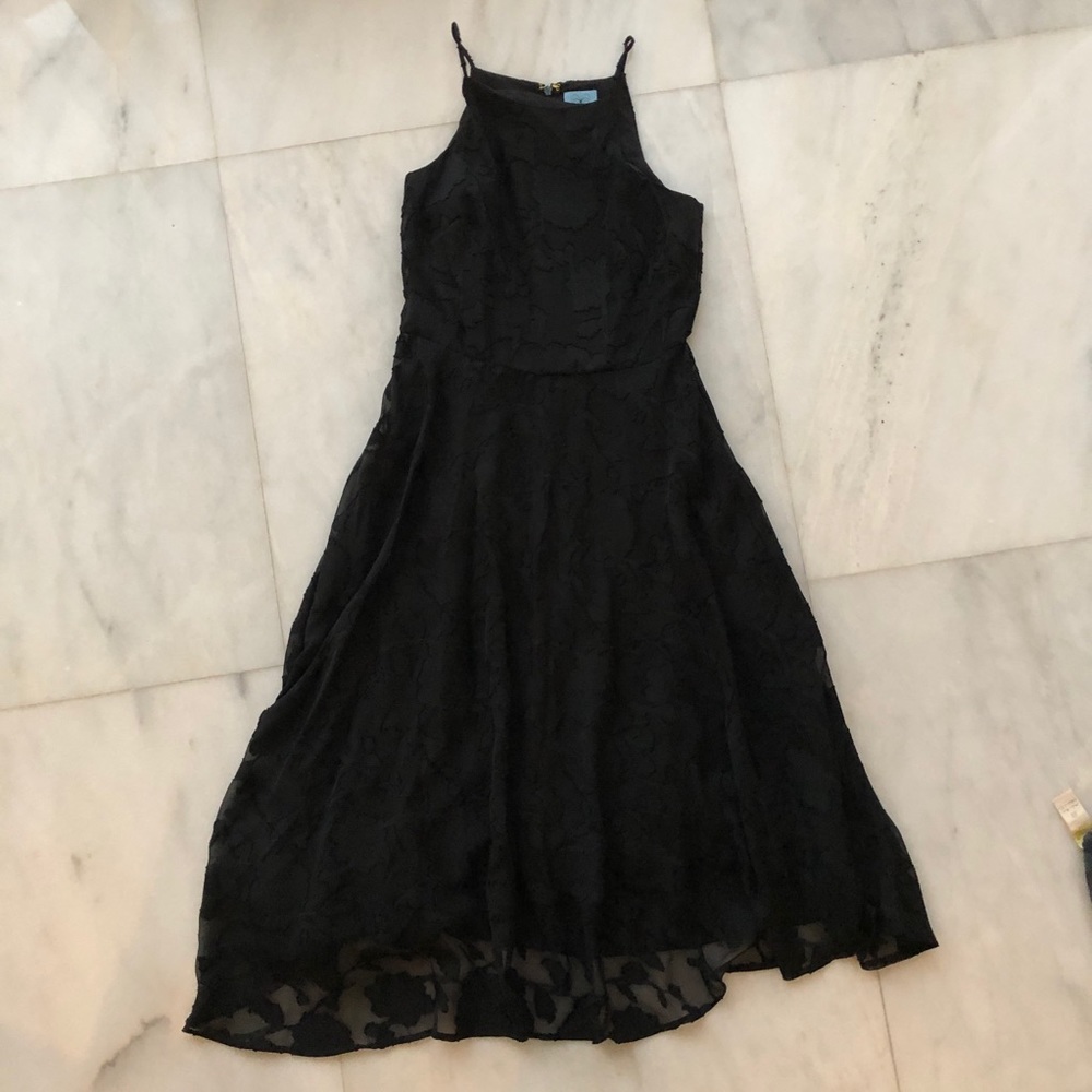 Floral black dress, LBD